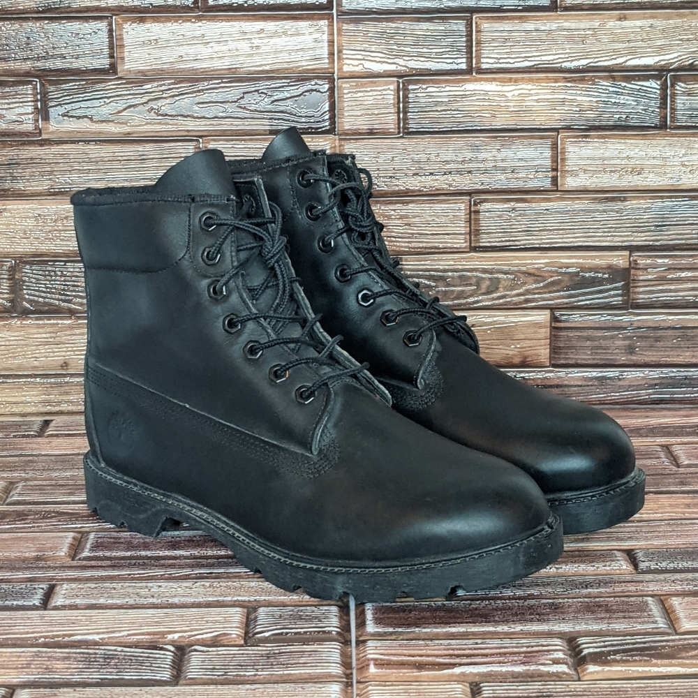Timberland Leather Combat Boots - Men's 10